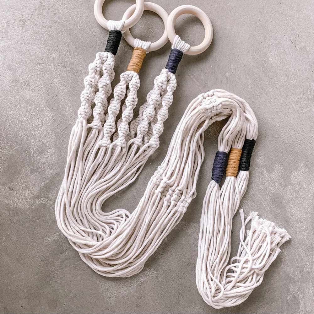 Macrame plant hangers